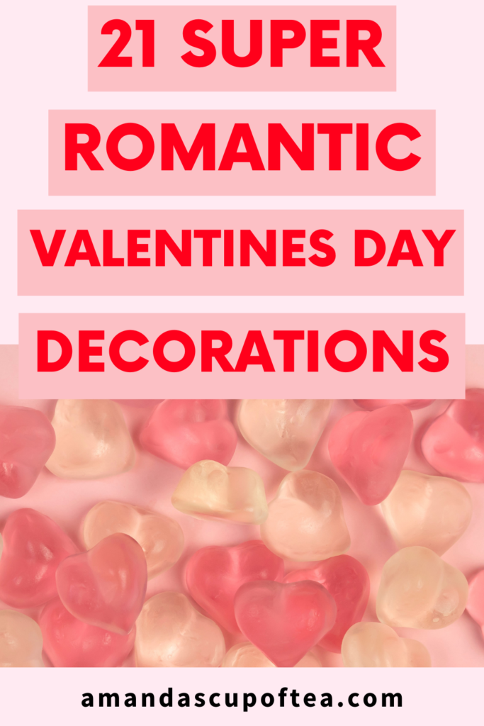 romantic valentines day for tables decorations