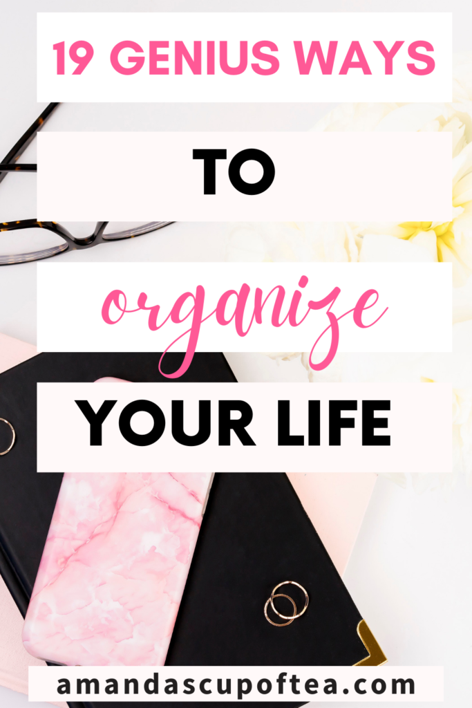 organize your life checklist