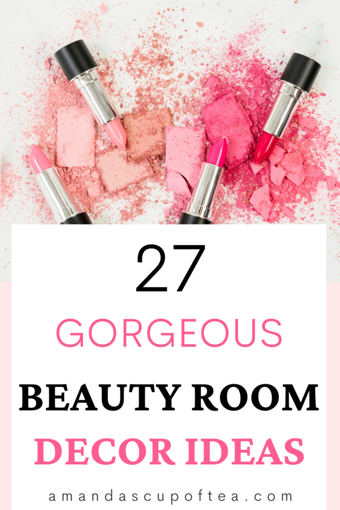 beauty room decor glam