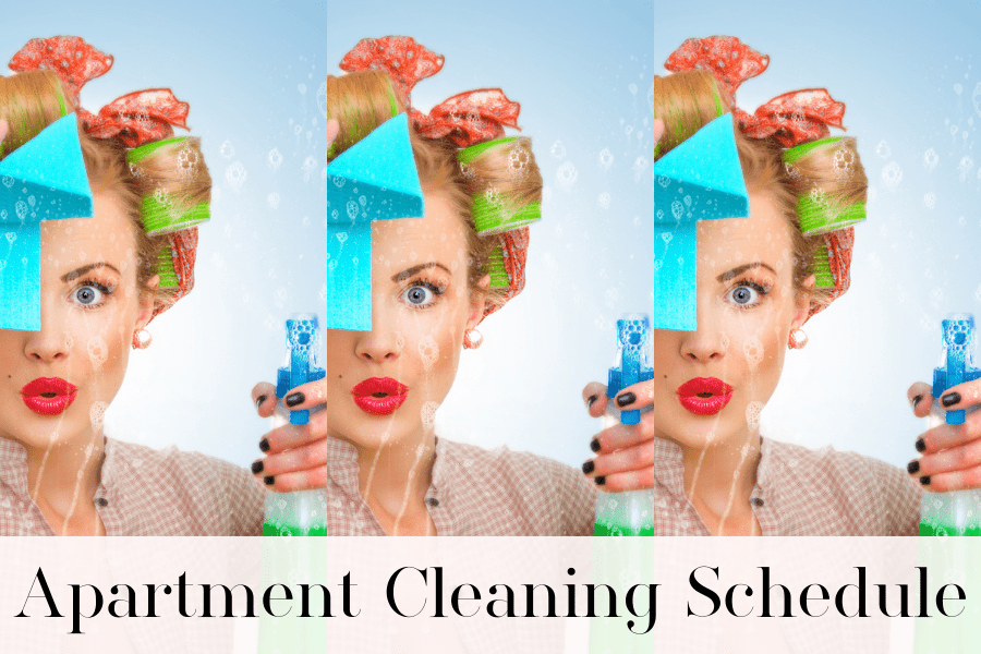 apartment cleaning schedule