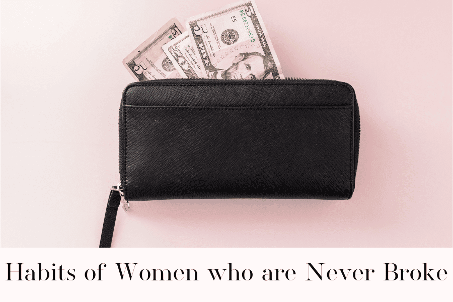 habits of women who are never broke