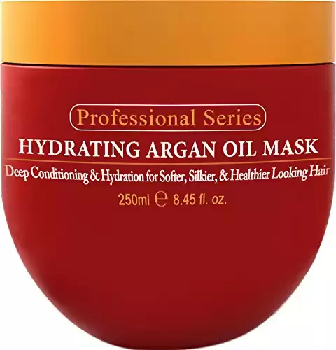 Arvazallia Hydrating Argan Oil Hair Mask and Deep Conditioner for Dry or Damaged Hair 8.45 Oz