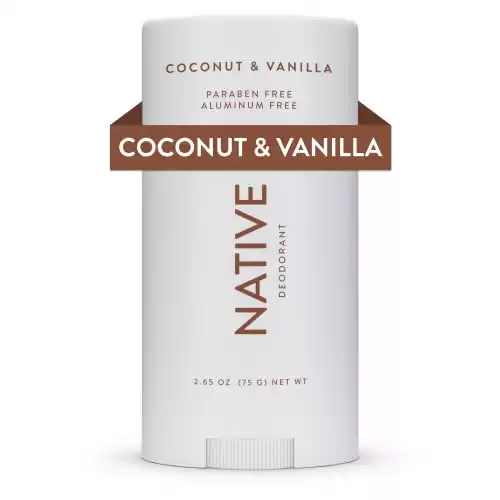 Native Deodorant | Natural Deodorant for Women and Men, 72 Hour Odor Control Aluminum Free with Baking Soda, Coconut Oil and Shea Butter | Coconut & Vanilla