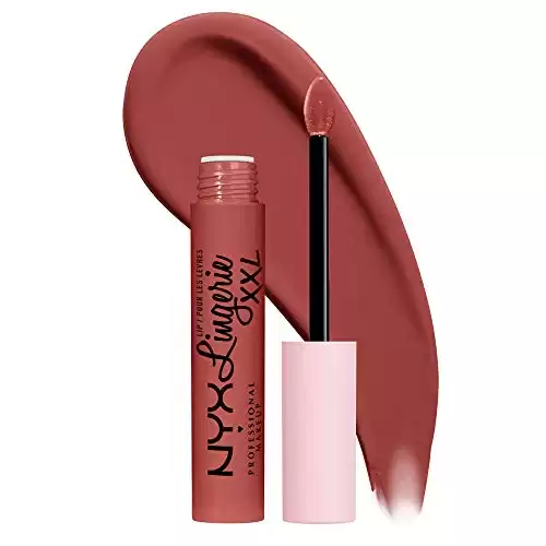 NYX PROFESSIONAL MAKEUP Lip Lingerie XXL Matte Liquid Lipstick - Warm Up (Red Rose)