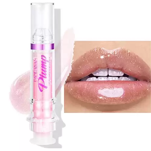 Easilydays Lip Plumping Booster, Spicy Lip Lipstick, Lifter Gloss, Hydrating, Volumizes & High-Shine Lip Plumping Lip Glass Mirror Lip Glaze Lip Makeup, Plump & Pout Lip Plumper for Women Girl...