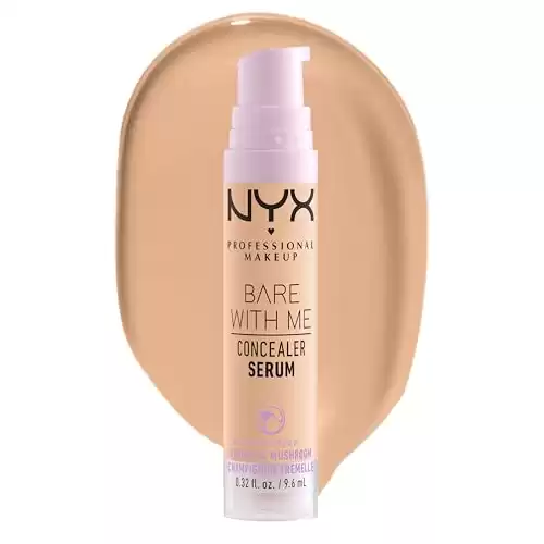 NYX PROFESSIONAL MAKEUP Bare With Me Concealer Serum, Up To 24Hr Hydration - Beige